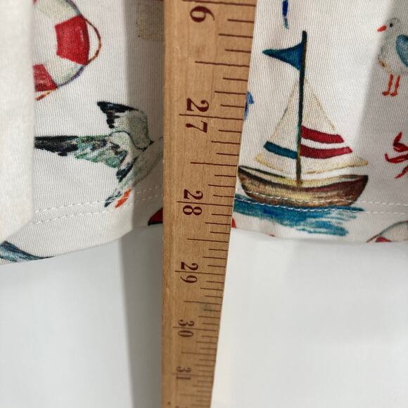 Hart + Land Organic Cotton Nautical Print Pajama Set Men’s Large - Picture 12 of 15